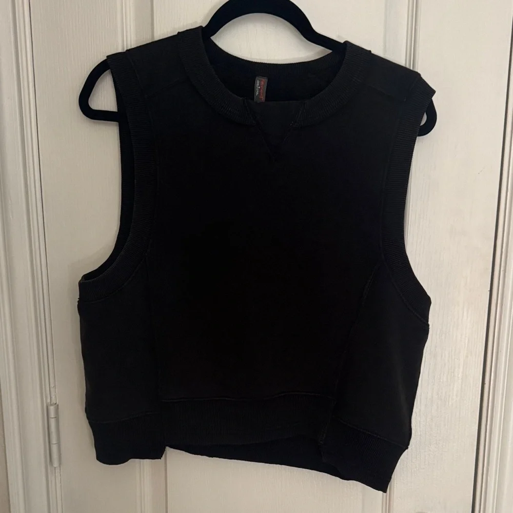 FP Movement by Free People Charcoal Muscle Tee - Picture 1 of 3